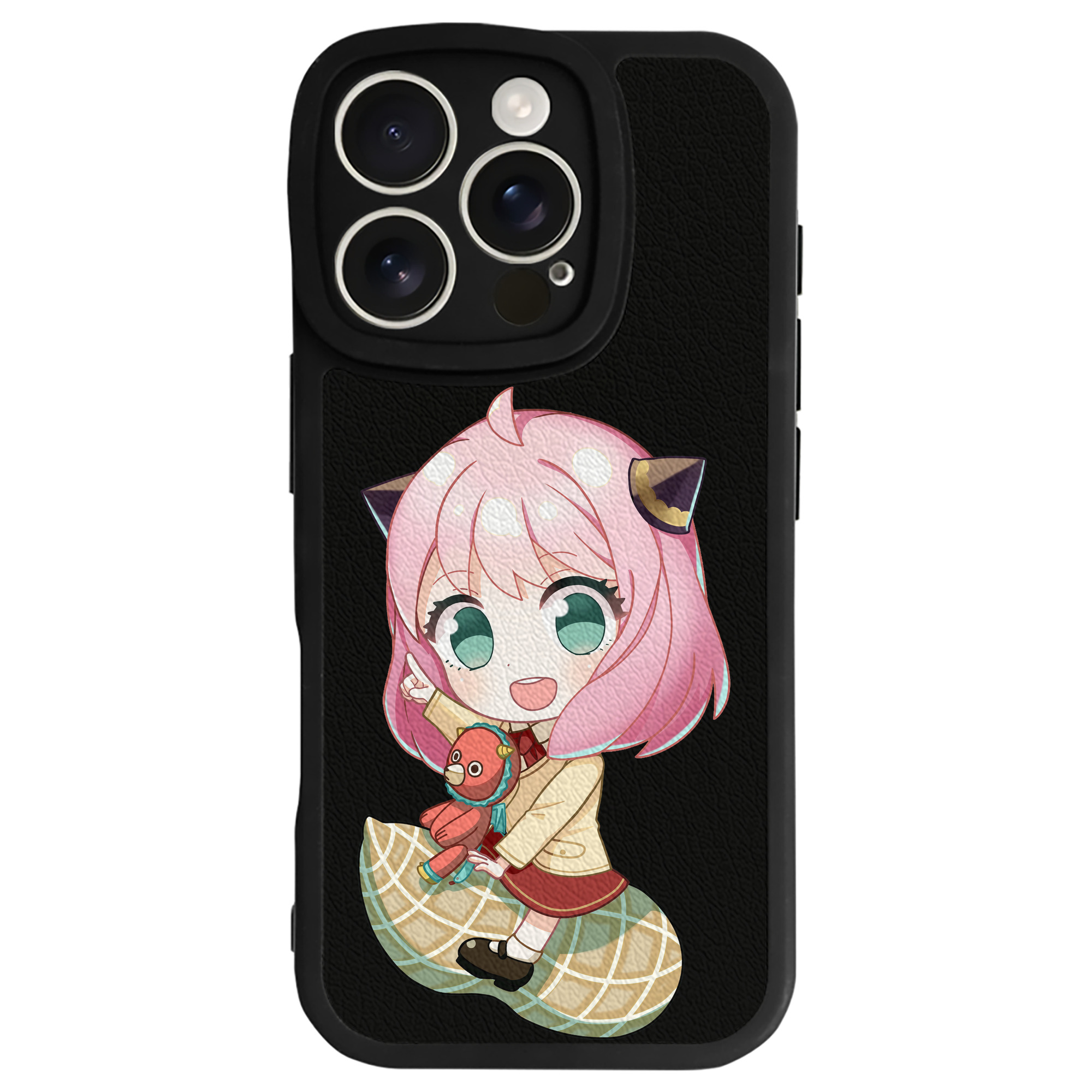 （画像用） SPY×FAMILY间谍家家酒 【iPhone 16シリーズ対応】シリコンスマホケース（レザー調） 材質：シリコン